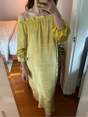Cynthia Rowley Silk Blend Shimmer Dress